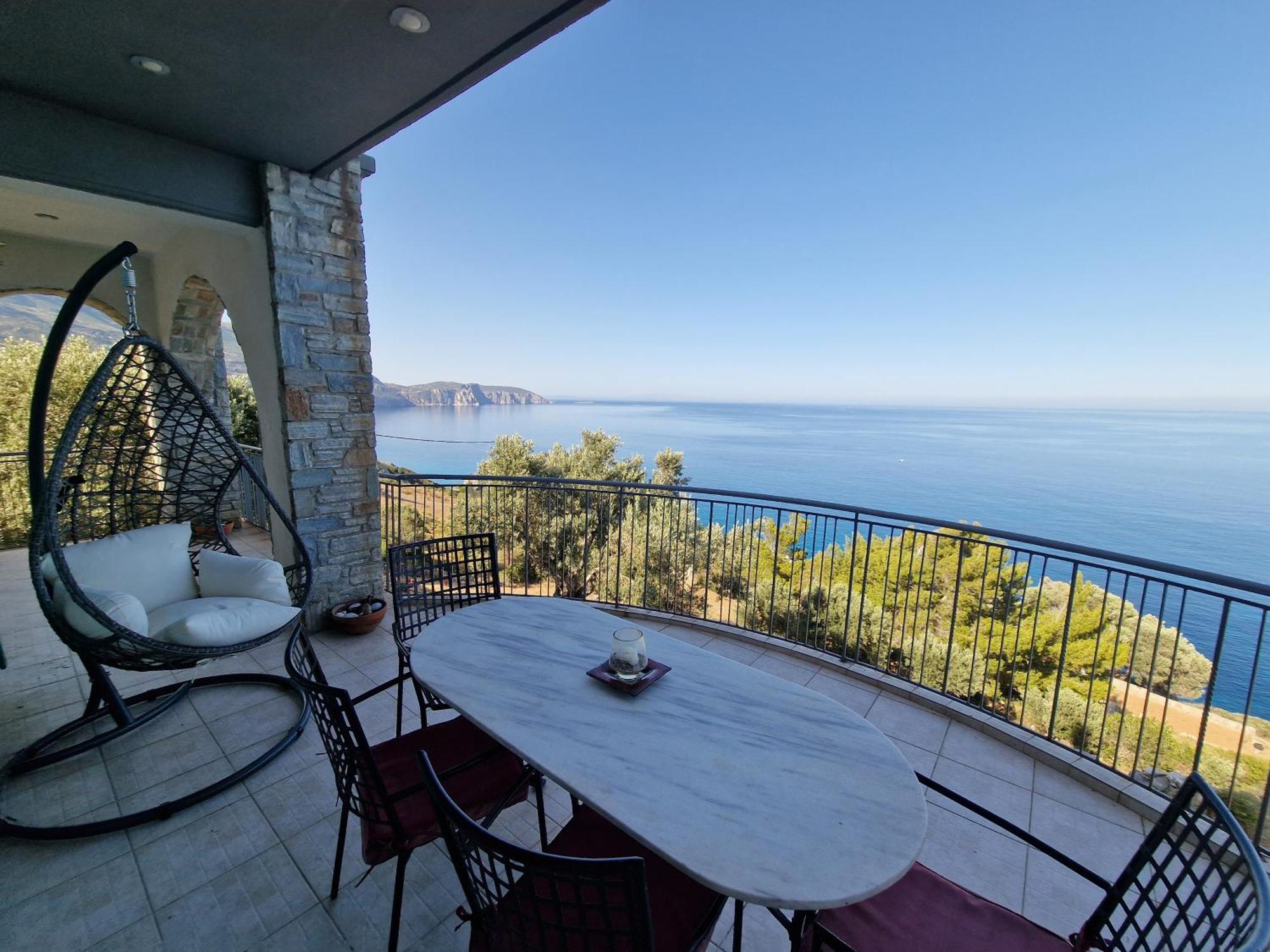 Villa Aegean Balcony Akhladheri Bagian luar foto